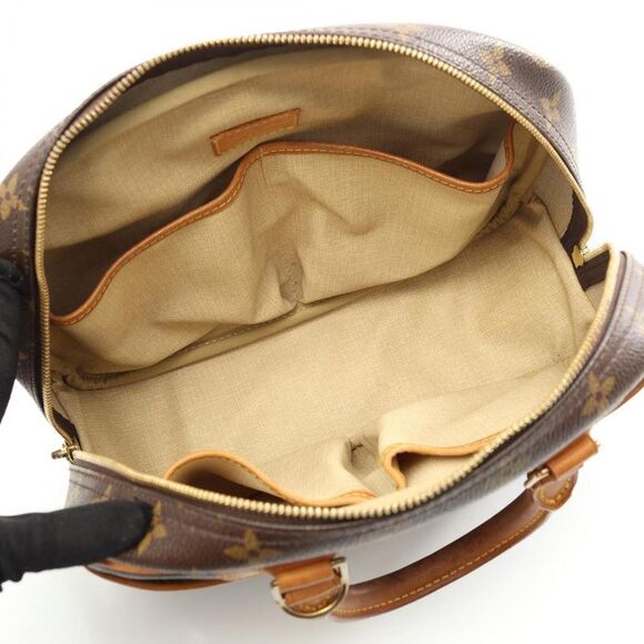 Pre Loved louis vuitton Trouville Monogram Canvas Handbag Women brown | brown - Picture 4 of 6